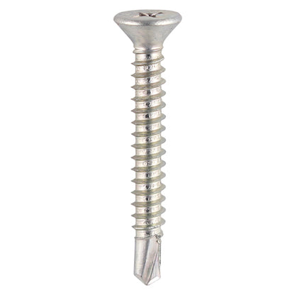 1000 x TIMCO Window Fabrication Screws Countersunk PH Self-Tapping Self-Drilling Point Zinc - 4.8 x 25