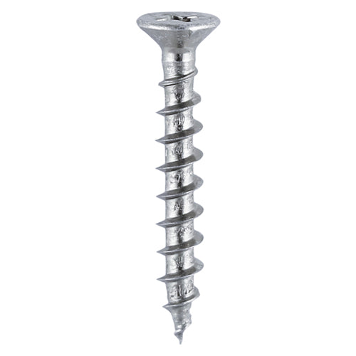 1000 x TIMCO Window Fabrication Screws Countersunk with Ribs PH Single Thread Gimlet Point Zinc - 4.3 x 40