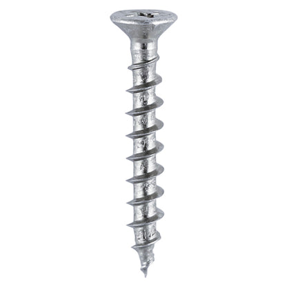 1000 x TIMCO Window Fabrication Screws Countersunk with Ribs PH Single Thread Gimlet Point Zinc - 4.3 x 30