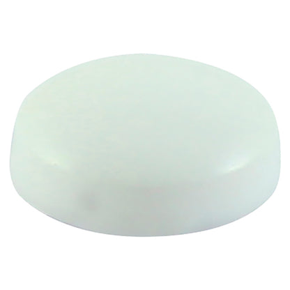 100 x TIMCO Two Piece Screw Caps White - To fit 3.5 to 4.2 Screw