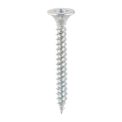 1000 x TIMCO Drywall Fine Thread Bugle Head Silver Screws - 3.5 x 32