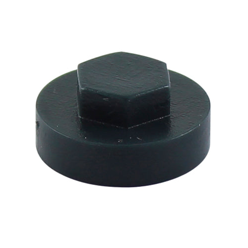 1000 x TIMCO Hex Head Cover Caps Anthracite - 16mm