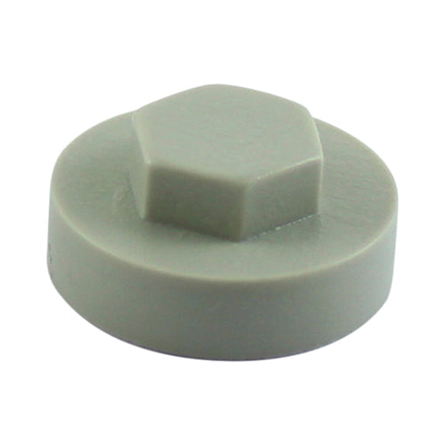 1000 x TIMCO Hex Head Cover Caps Goosewing Grey - 16mm