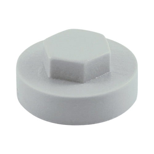 1000 x TIMCO Hex Head Cover Caps Oyster - 16mm