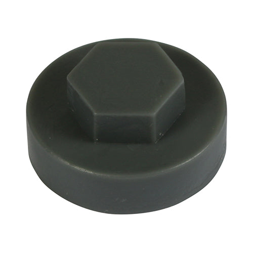 1000 x TIMCO Hex Head Cover Caps Slate Grey - 16mm