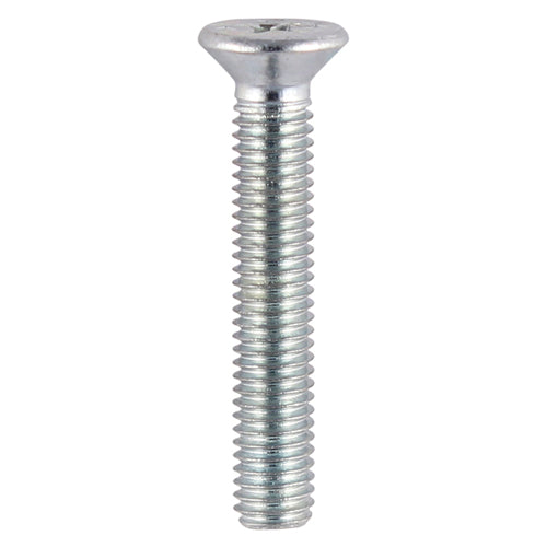 500 x TIMCO Machine Screws Countersunk PH Metric Thread B Point Zinc - M5 x 30