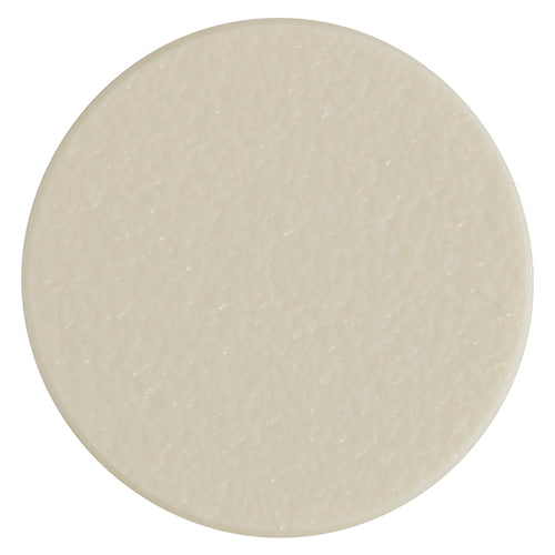 112 x TIMCO Self-Adhesive Screw Cover Caps Ivory - 13mm