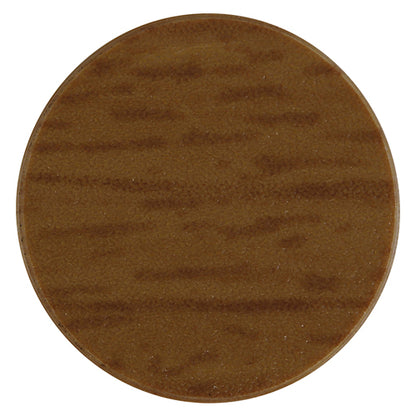 112 x TIMCO Self-Adhesive Screw Cover Caps Natural Walnut - 13mm