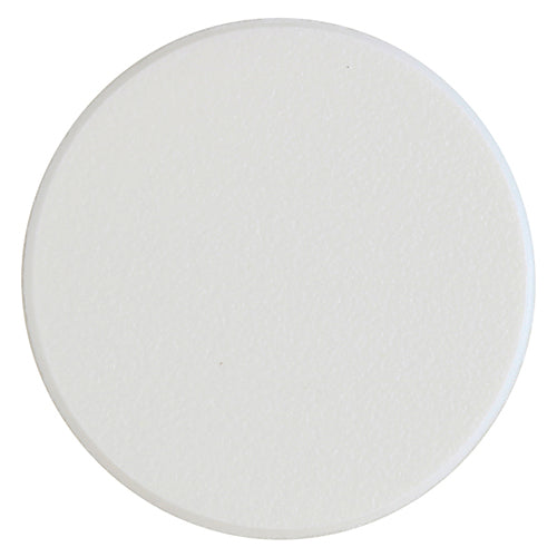 1008 x TIMCO Self-Adhesive Screw Cover Caps White Matt - 13mm