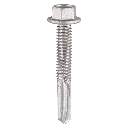 100 x TIMCO Self-Drilling Heavy Section A2 Stainless Steel Bi-Metal Screws - 5.5 x 38