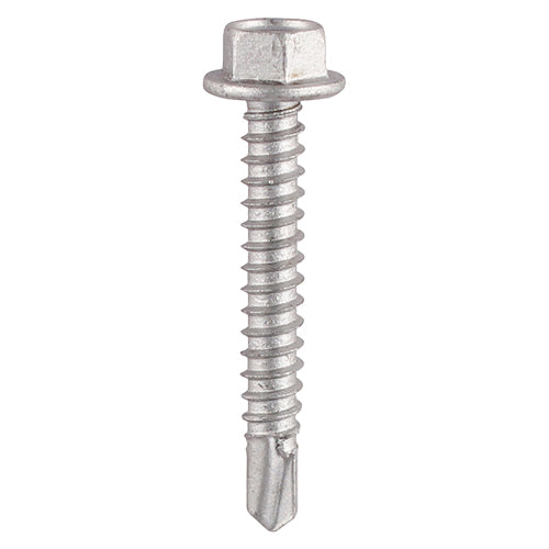 100 x TIMCO Self-Drilling Light Section A2 Stainless Steel Bi-Metal Screws - 5.5 x 100