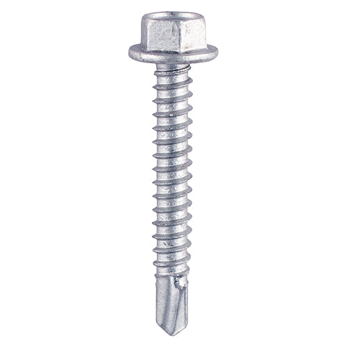 1000 x TIMCO Self-Drilling Light Section Silver Screws - 8 x 1/2