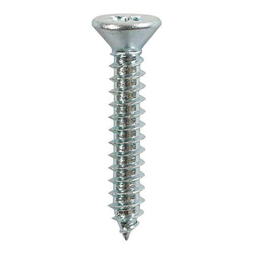 18 x TIMCO Self-Tapping Countersunk Silver Screws - 8 x 1