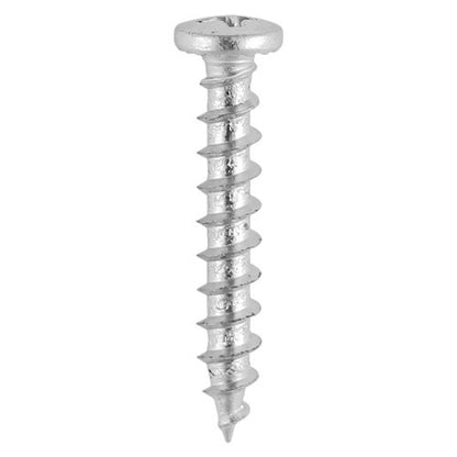 1000 x TIMCO Window Fabrication Screws Friction Stay Shallow Pan with Serrations PH Single Thread Gimlet Tip Stainless Steel - 4.8 x 16