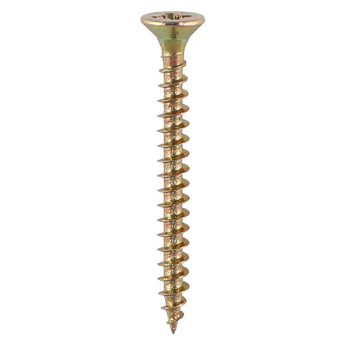 140 x TIMCO Solo Countersunk Gold Woodscrews - 5.0 x 70