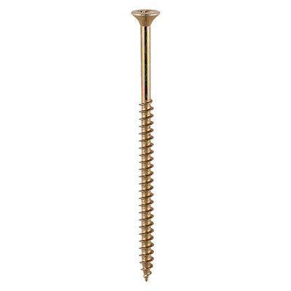 120 x TIMCO Solo Countersunk Gold Woodscrews - 5.0 x 80