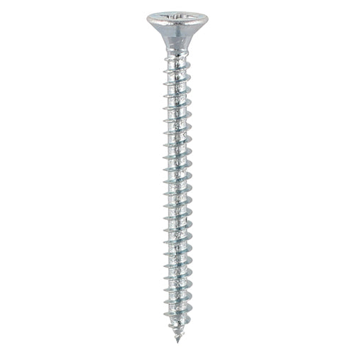 200 x TIMCO Solo Countersunk Silver Woodscrews - 4.0 x 70