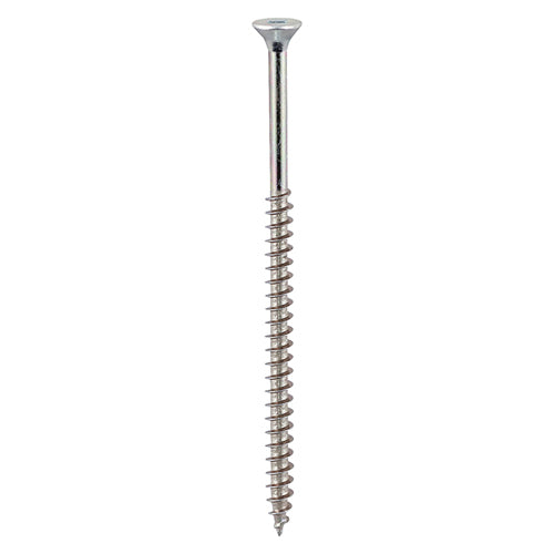 200 x TIMCO Solo Countersunk Silver Woodscrews - 5.0 x 80