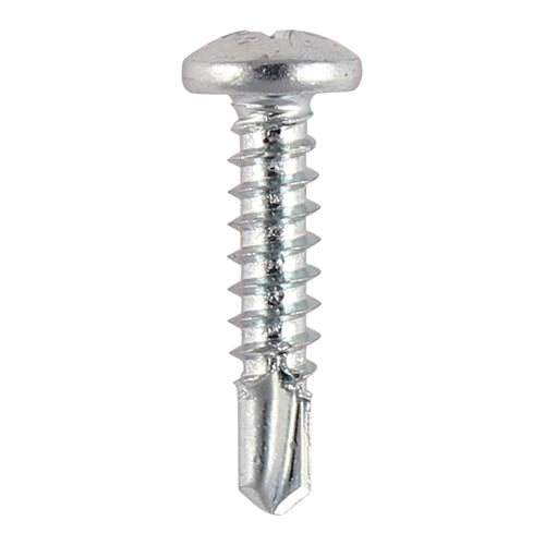 1000 x TIMCO Self-Drilling Metal Framing Pan Head Silver Screws - 8 x 1