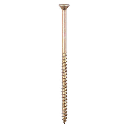 100 x TIMCO Velocity Premium Multi-Use Countersunk Gold Woodscrews - 5.0 x 100