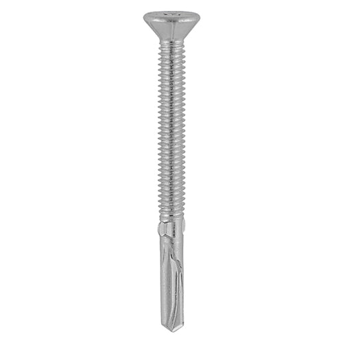 100 x TIMCO Self-Drilling Wing-Tip Steel to Timber Heavy Section A2 Stainless Steel Bi-Metal Screws  - 5.5 x 120