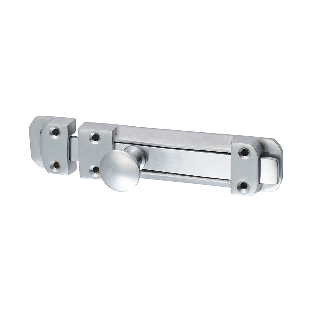 TIMCO Contract Flat Section Bolt Satin Chrome - 135 x 30mm