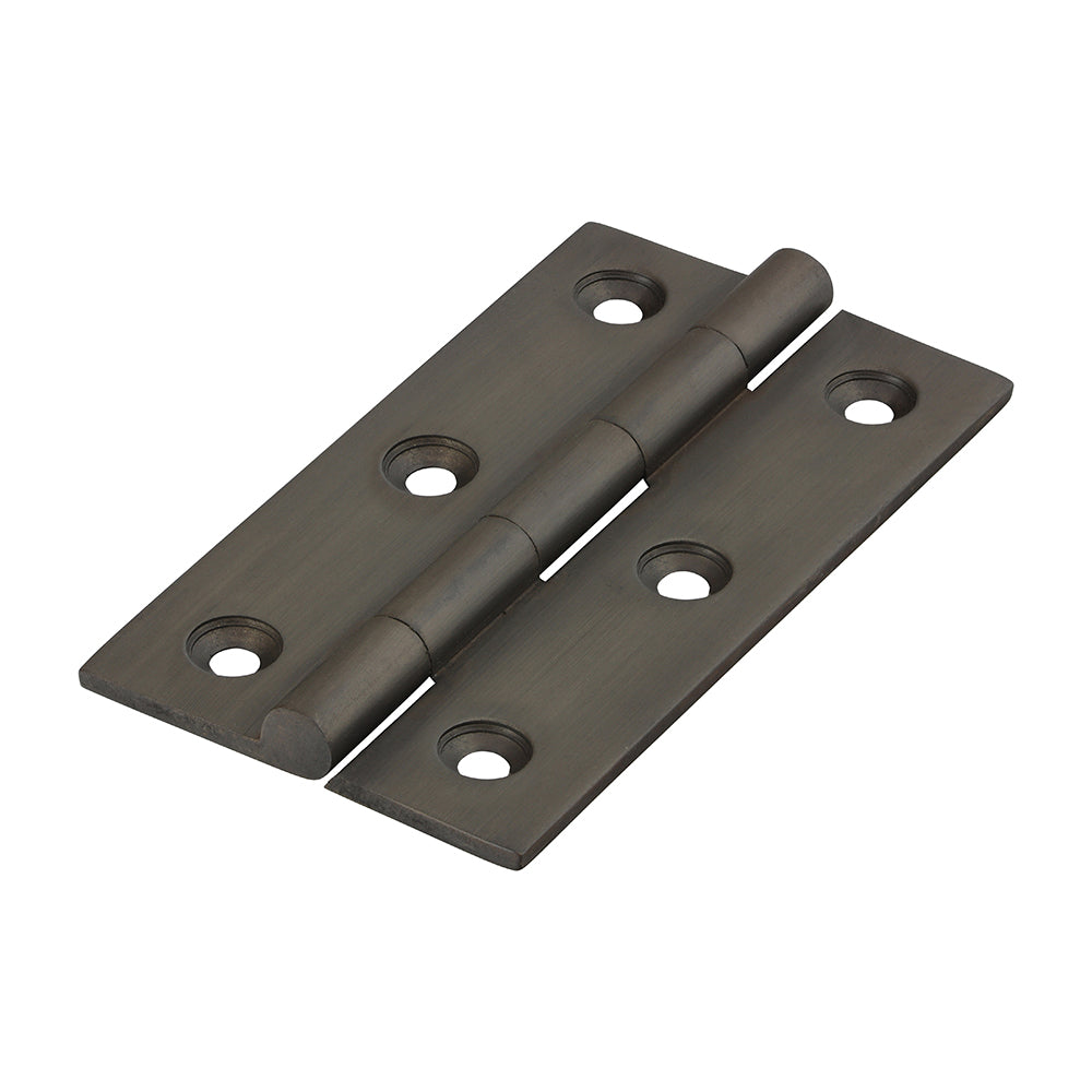 Pair of - TIMCO Solid Drawn Brass Hinges Bronze - 75 x 40