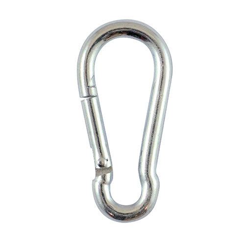 10 x TIMCO Carbine Hooks Silver - 5mm