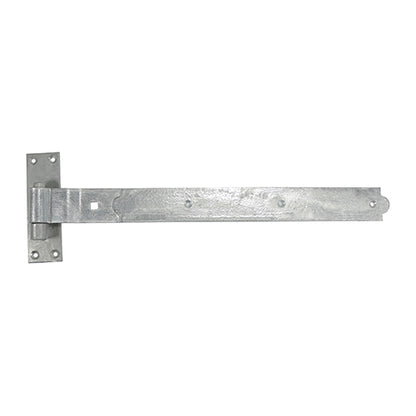 Pair of - TIMCO Cranked Band & Hook On Plates Hinges Hot Dipped Galvanised - 450mm