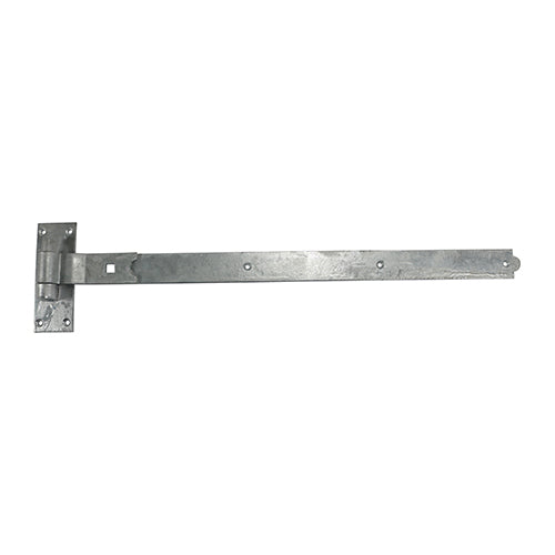 Pair of - TIMCO Cranked Band & Hook On Plates Hinges Hot Dipped Galvanised - 750mm