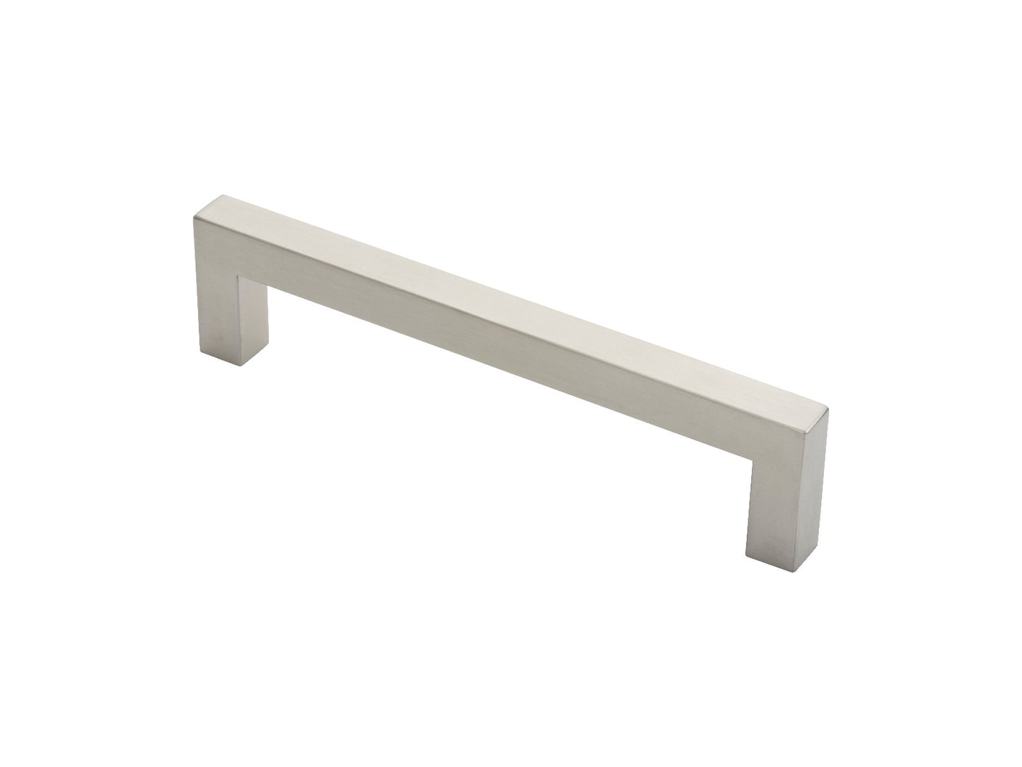 19MM DIA. SQUARE MITRED PULL HANDLE - 225MM C/C - BOLT THROUGH FIXING_x005F

 - SATIN STAINLESS STEEL -