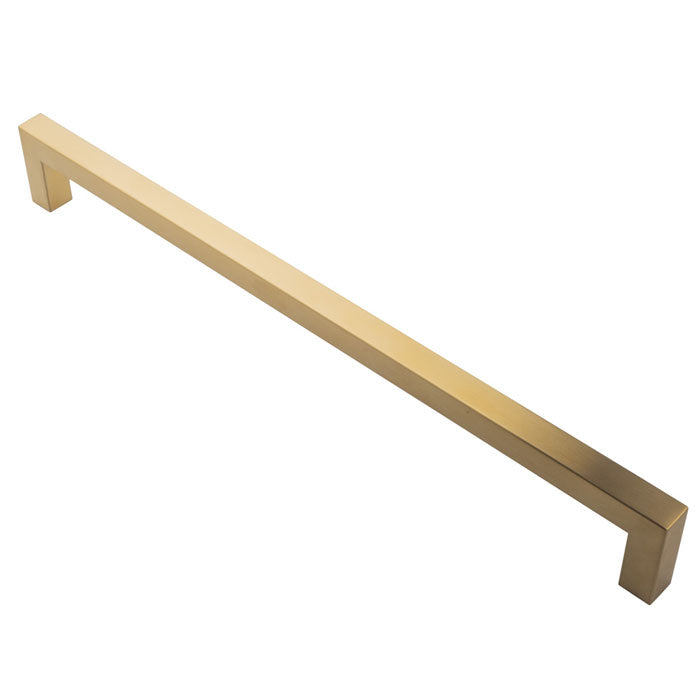 19MM DIA. SQUARE MITRED PULL HANDLE - 450MM C/C - BOLT THROUGH FIXING_x005F

 - SATIN PVD -