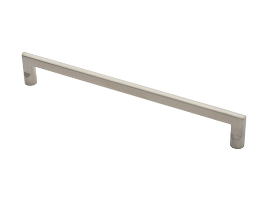 450MM C/C - CARLTON PULL HANDLE - BOLT THROUGH - SATIN STAINLESS STEEL - 475