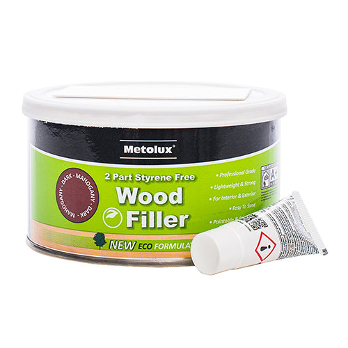 Metolux 2 Part Styrene Free  Wood Filler White - 275ml