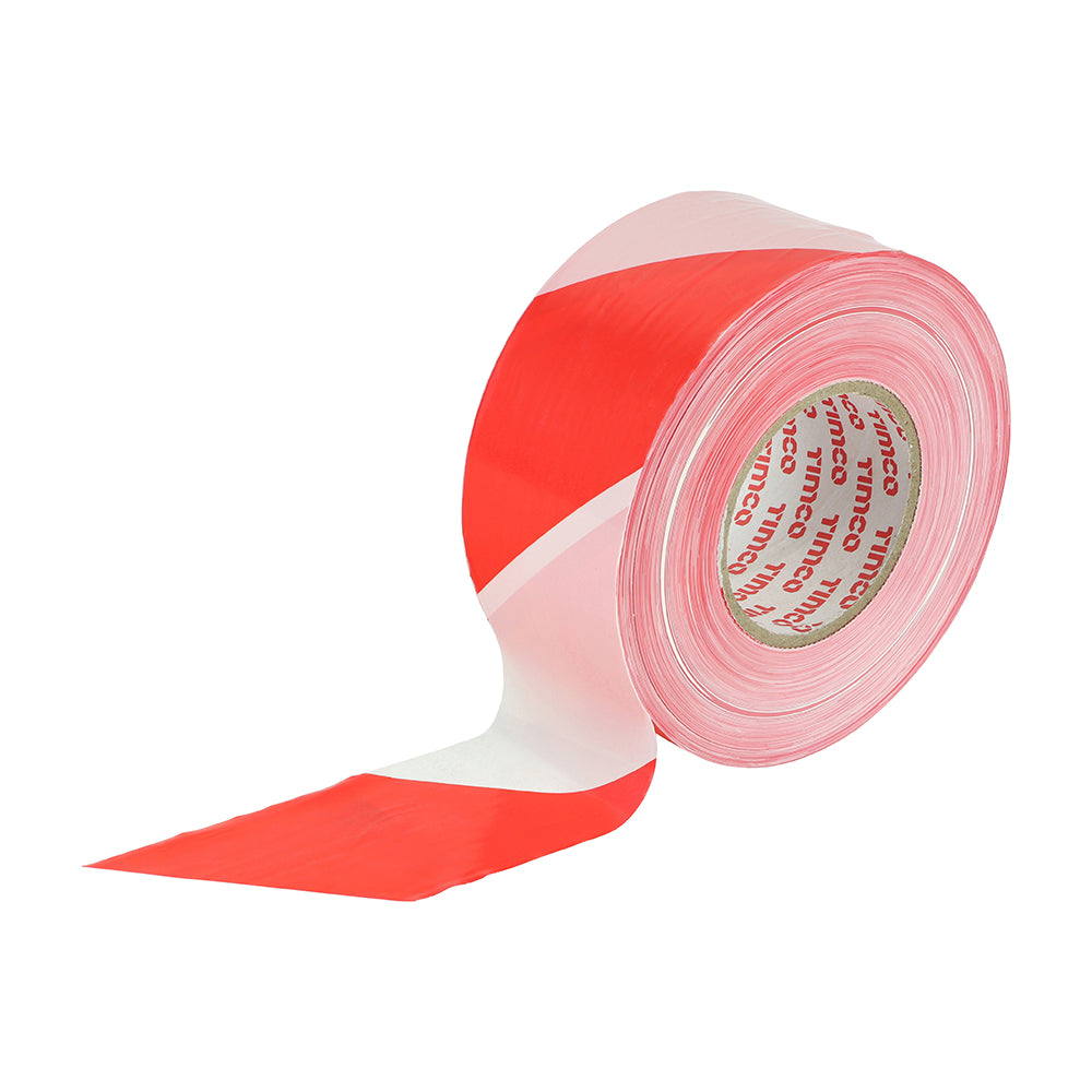 TIMCO Barrier Tape Red & White - 500m x 70mm